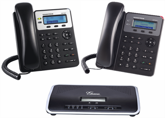 VoIP Centrix|Pack Grandstream UCM6202 centralita IP con 2 líneas analógicas  y 2 teléfonos Grandstream GXP1610