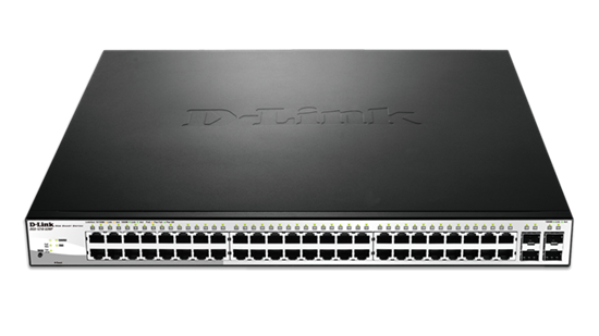 Switch D-Link DGS-1210-52MP 48 puertos de 1 Gigabit con PoE y 4 SFP