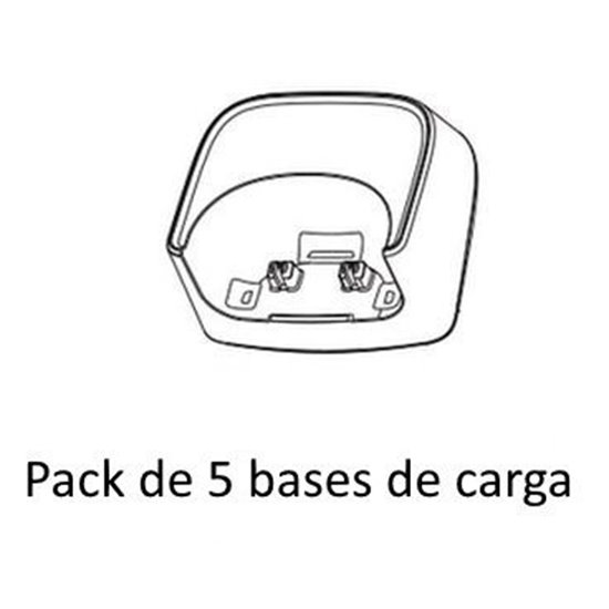 Pack de 5 bases de caraga para Grandstream DP720